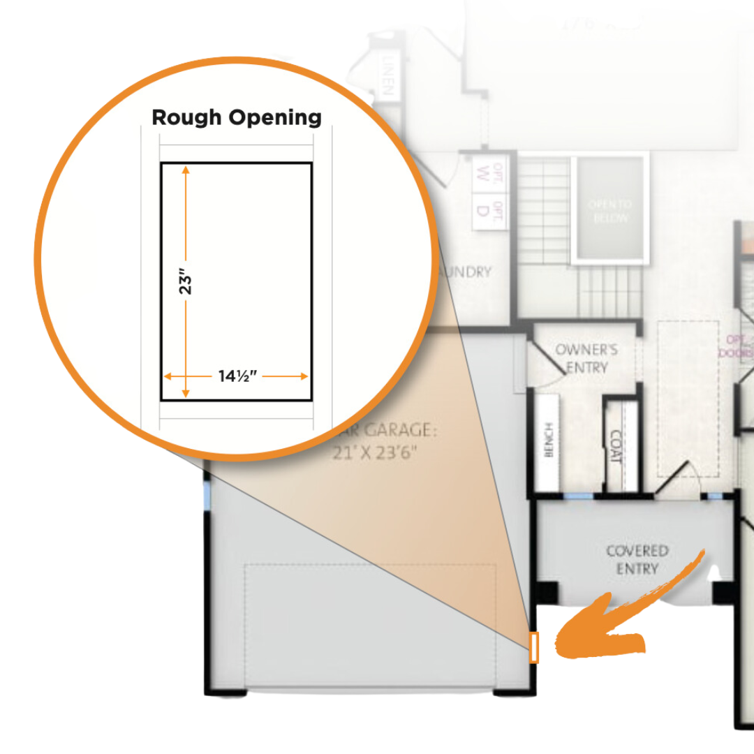 "The Roo" Secure Package Wall Insert